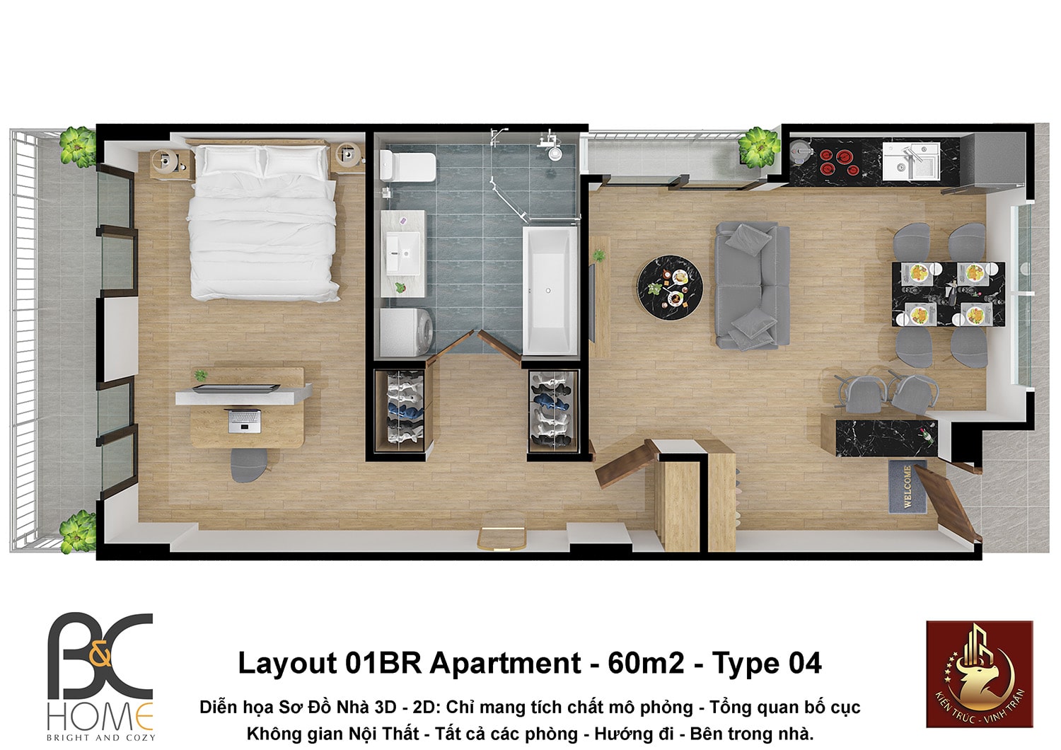 Nhận Vẽ Layout 3D - 2D