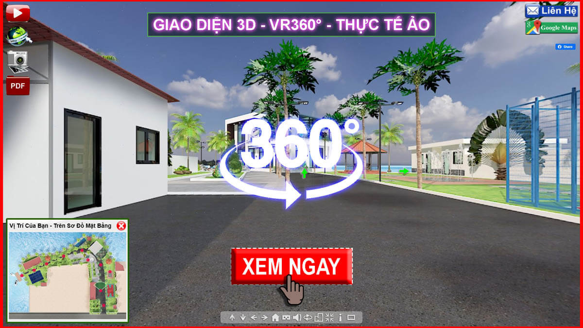 PHỐI CẢNH 3D VR360 ĐỘ.