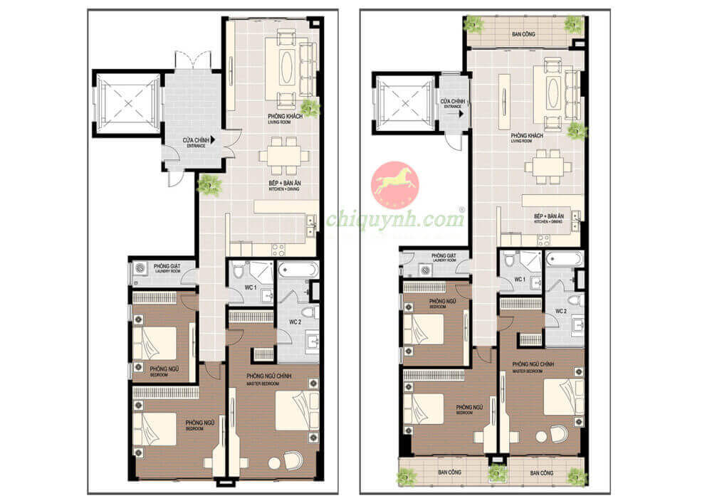 Bản Vẽ 2D Mặt Bằng Căn Hộ