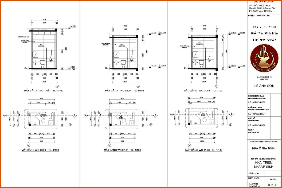 Bản vẽ kiến trúc nhà ở.