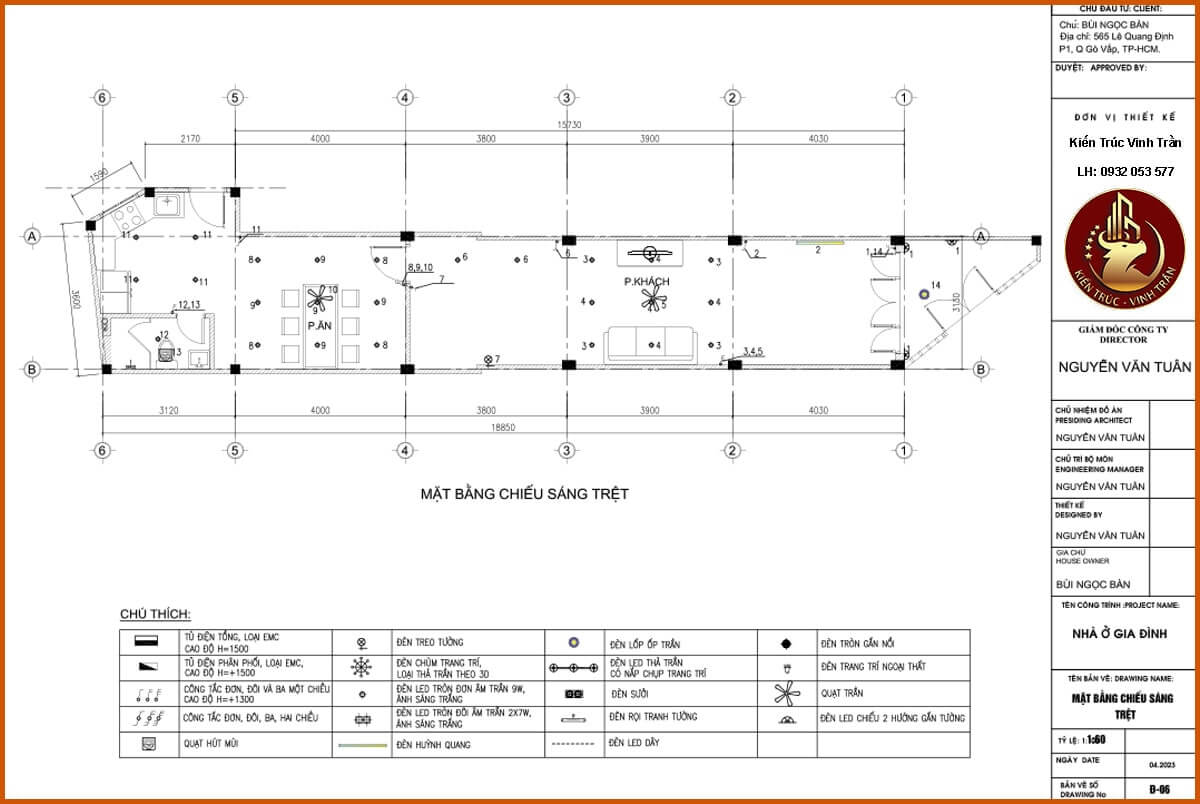 Bản vẽ thiết kế điện nhà phố.