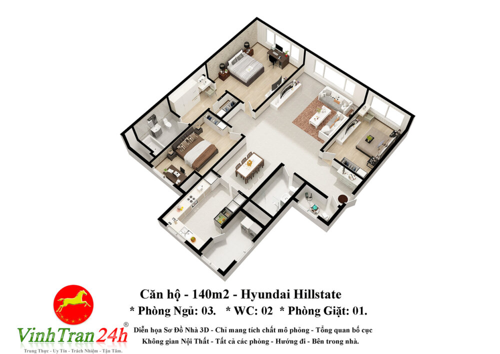 floorplanner Sơ đồ tầng 3d.