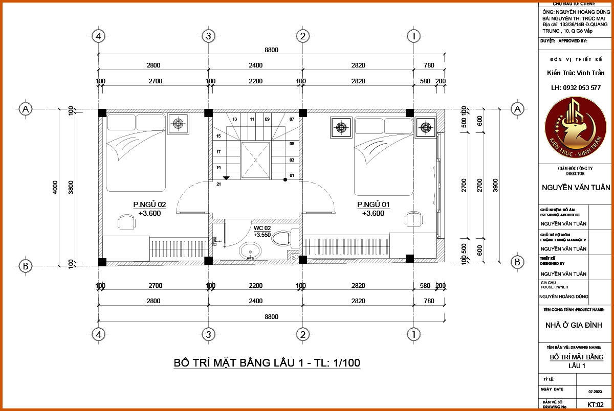 Thiết kế nội thất nhà phố.