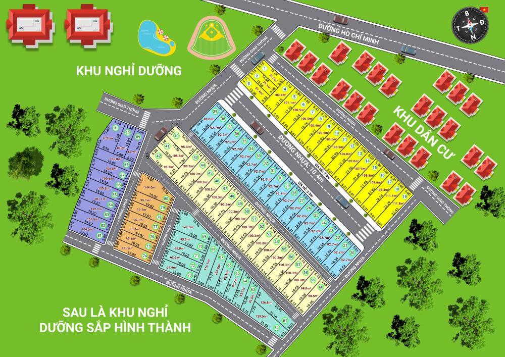 Thuê vẽ bản đồ chia lô đất nền