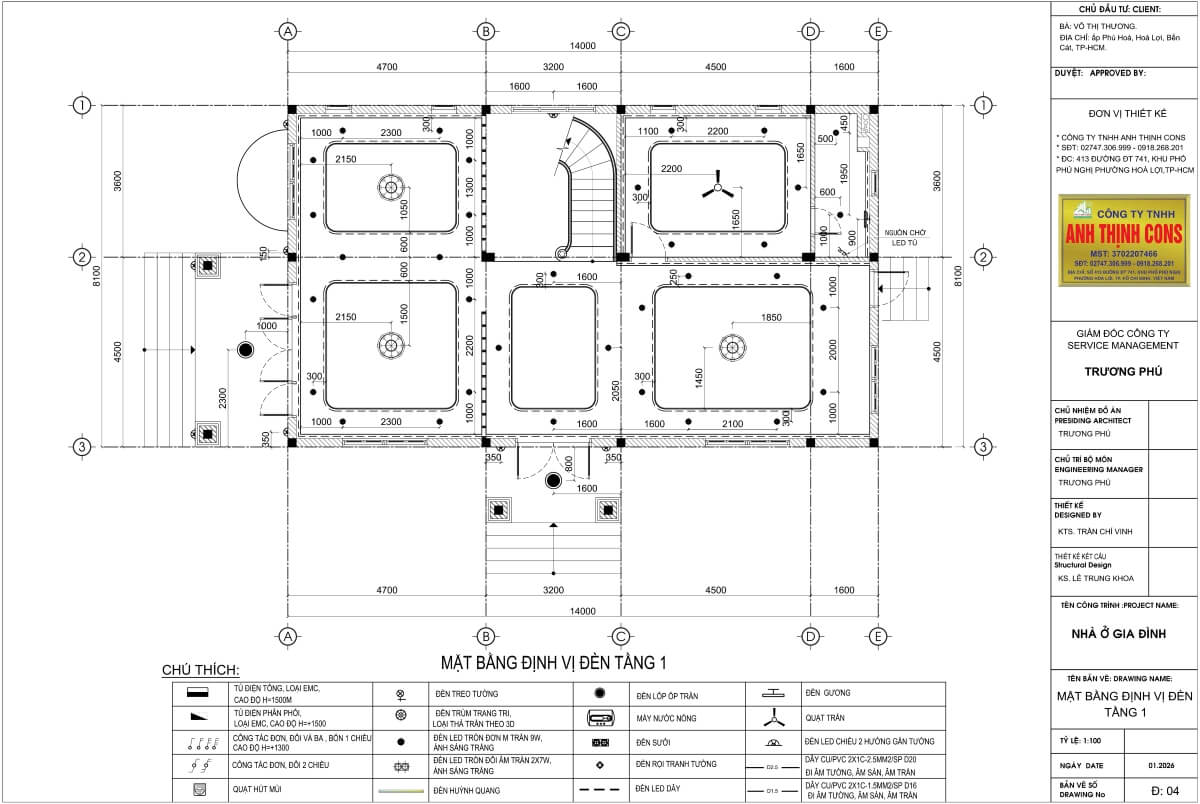 Bản vẽ Cad mặt bằng hệ thống điện chuẩn kỹ thuật hỗ trợ nhà thầu thi công.